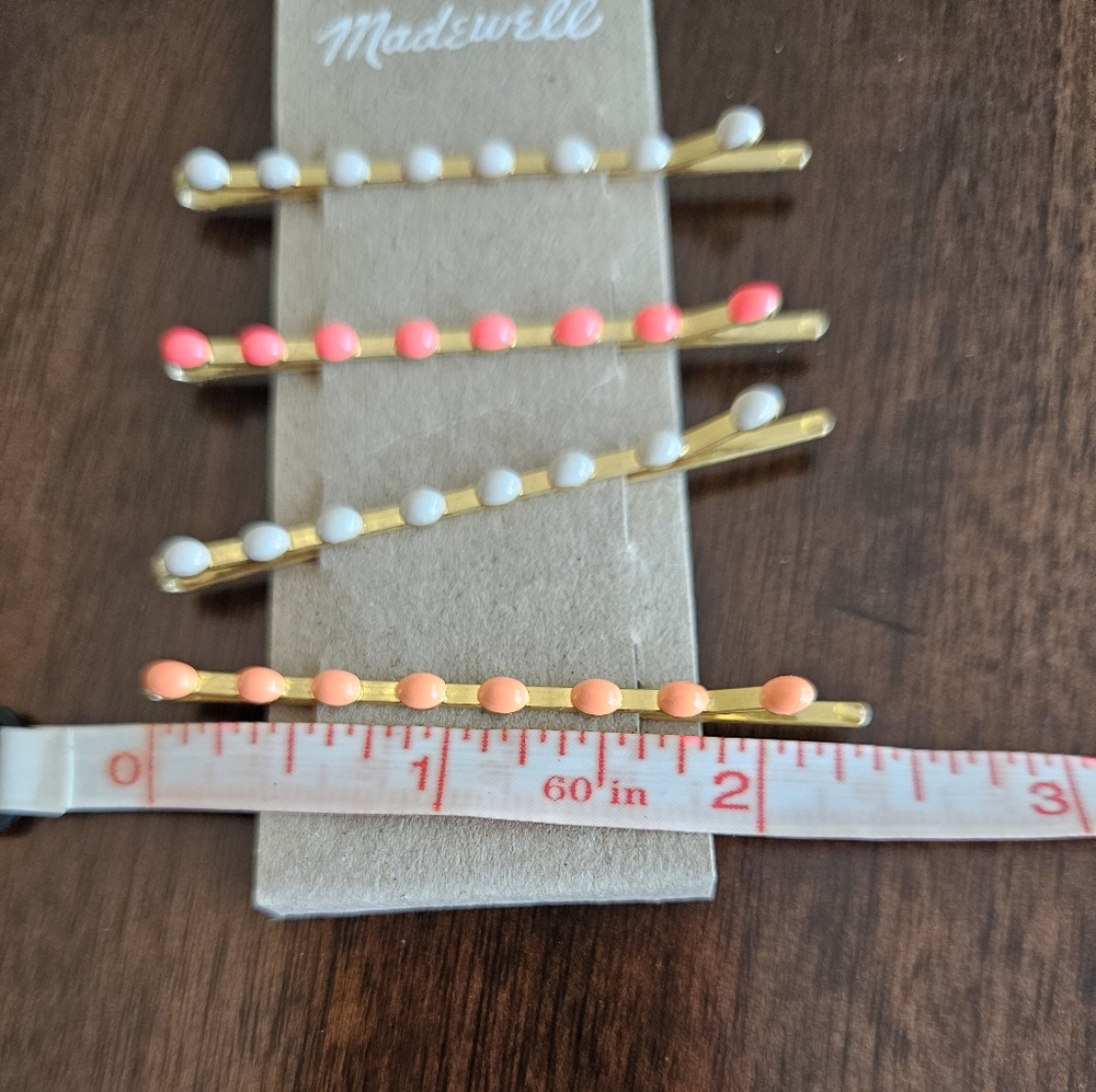 Madewell enamel multi bobby pins set, multicolor - Picture 4 of 4